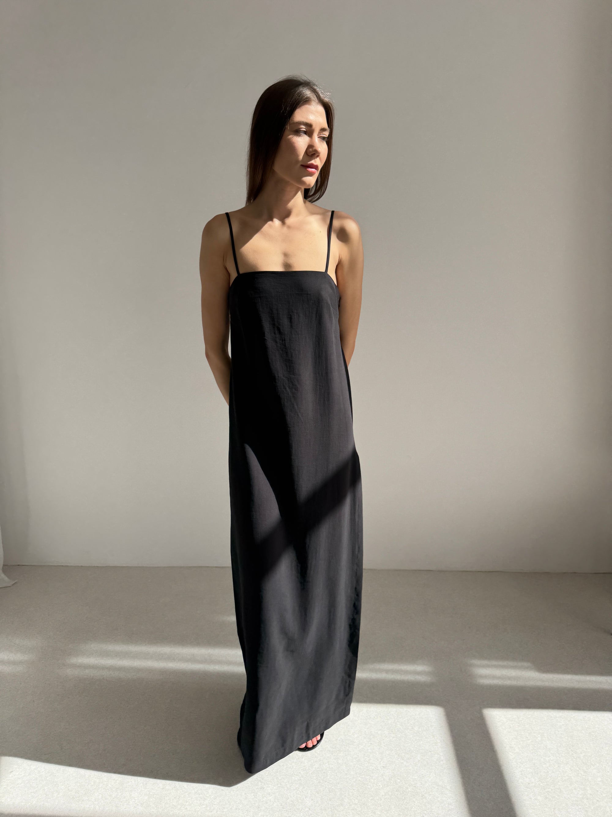 ISLA tube dress with straps