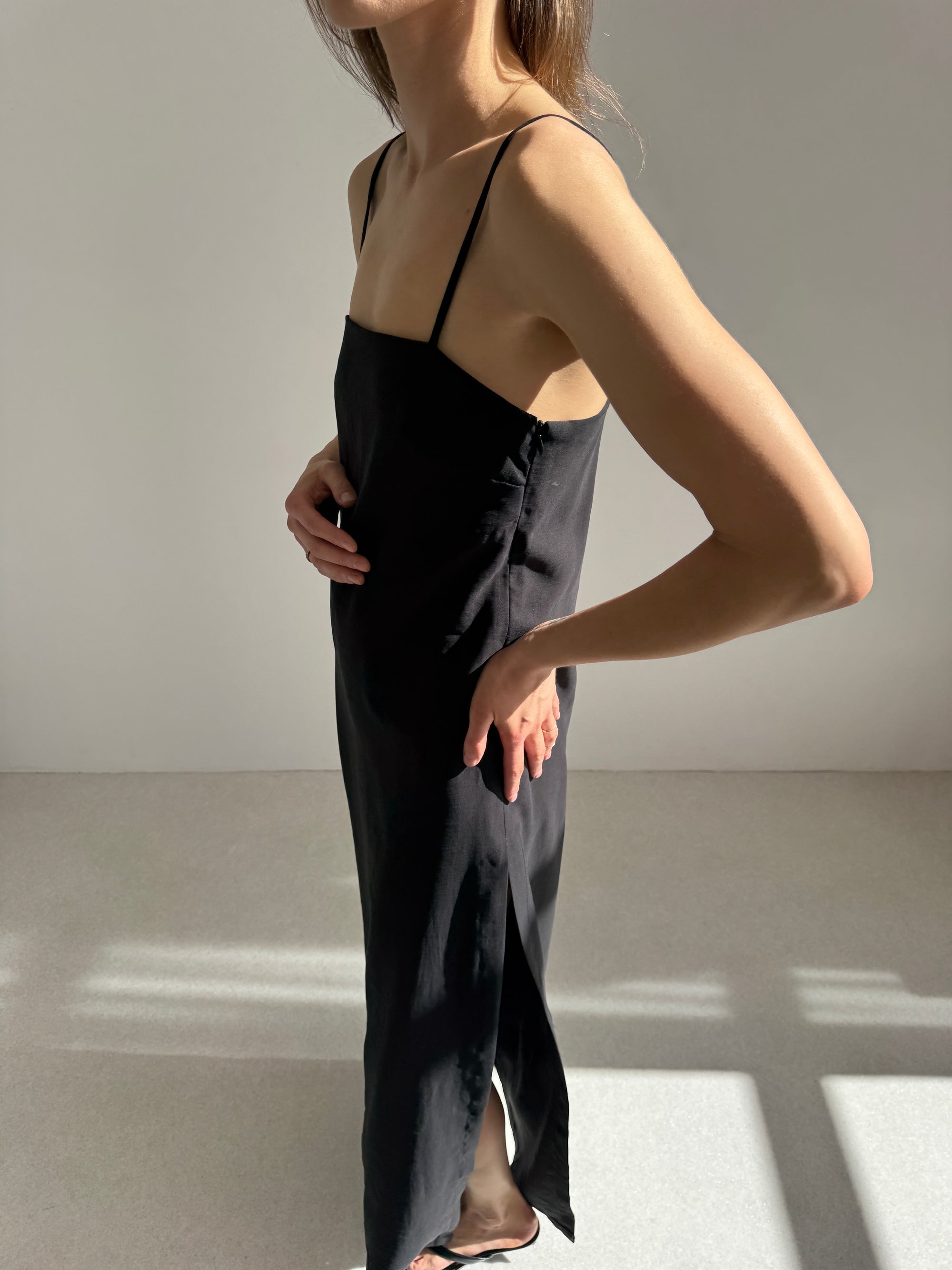ISLA tube dress with straps