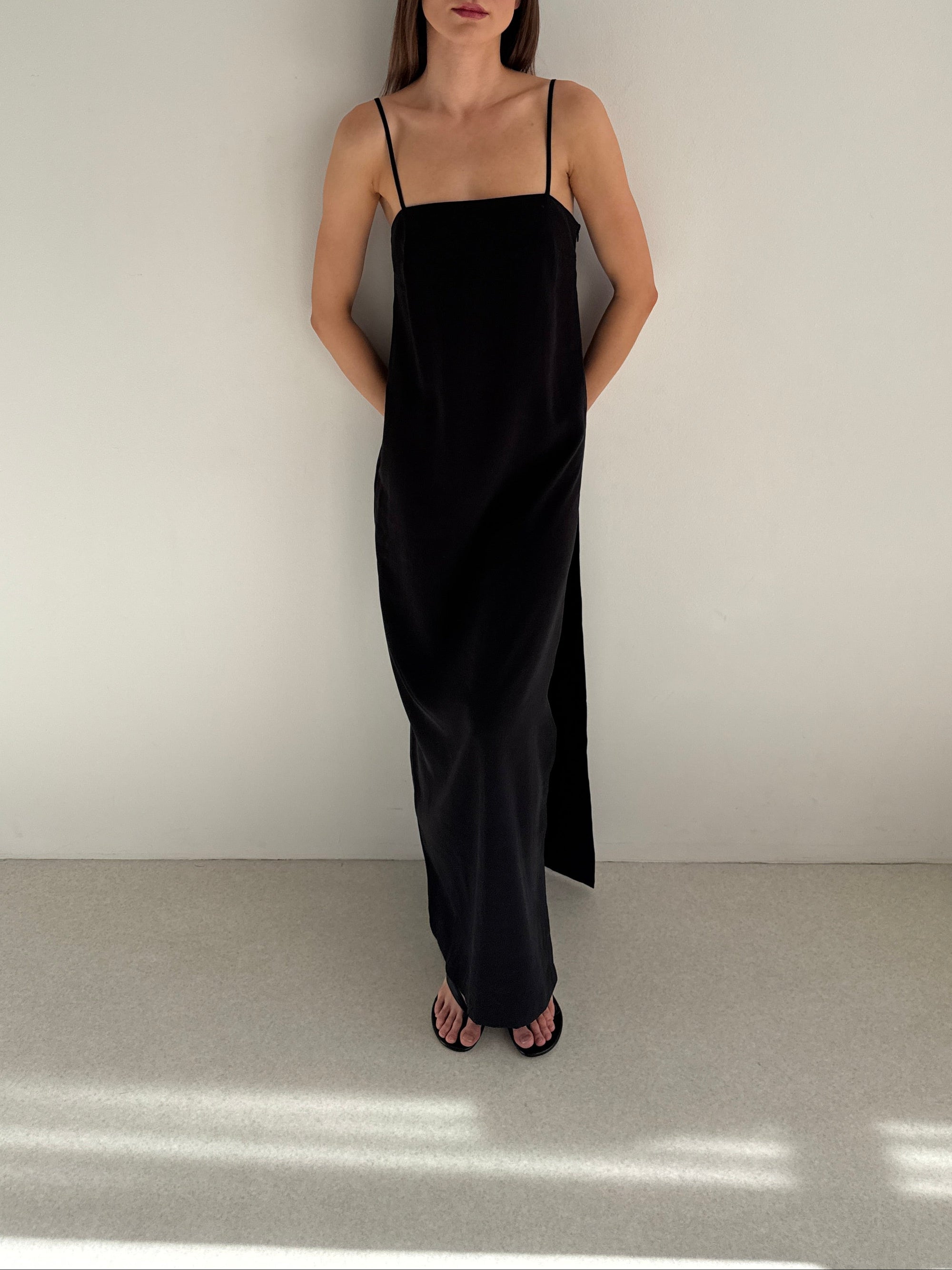 ISLA tube dress with straps