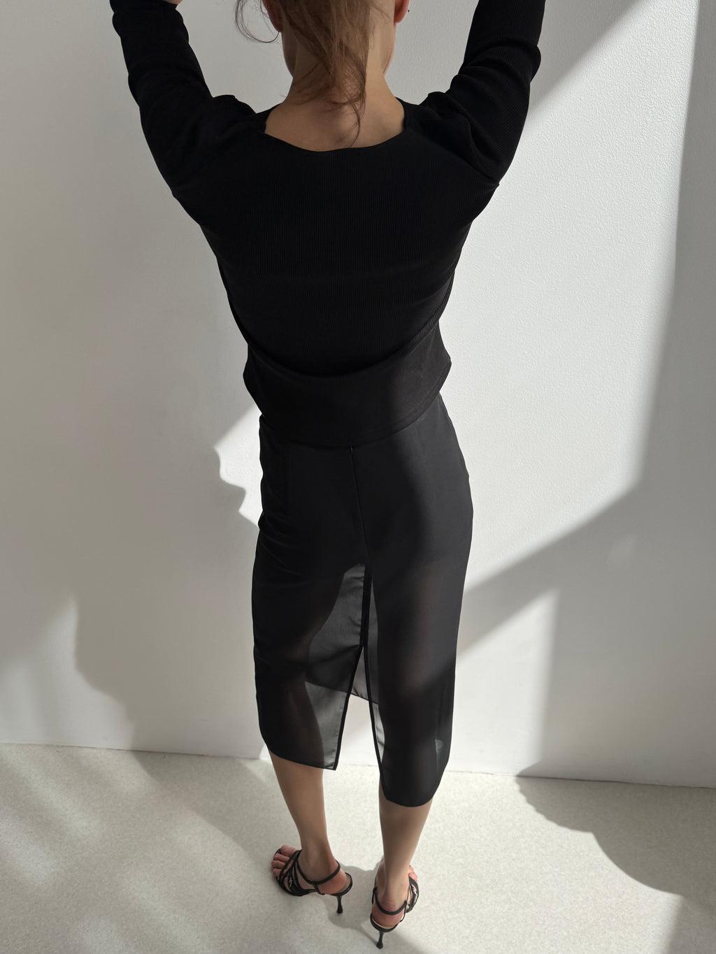 ISLA sheer skirt