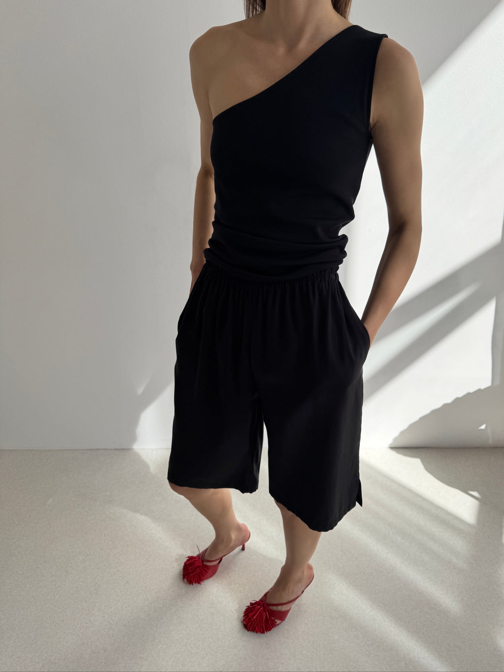 ISLA loose midi shorts