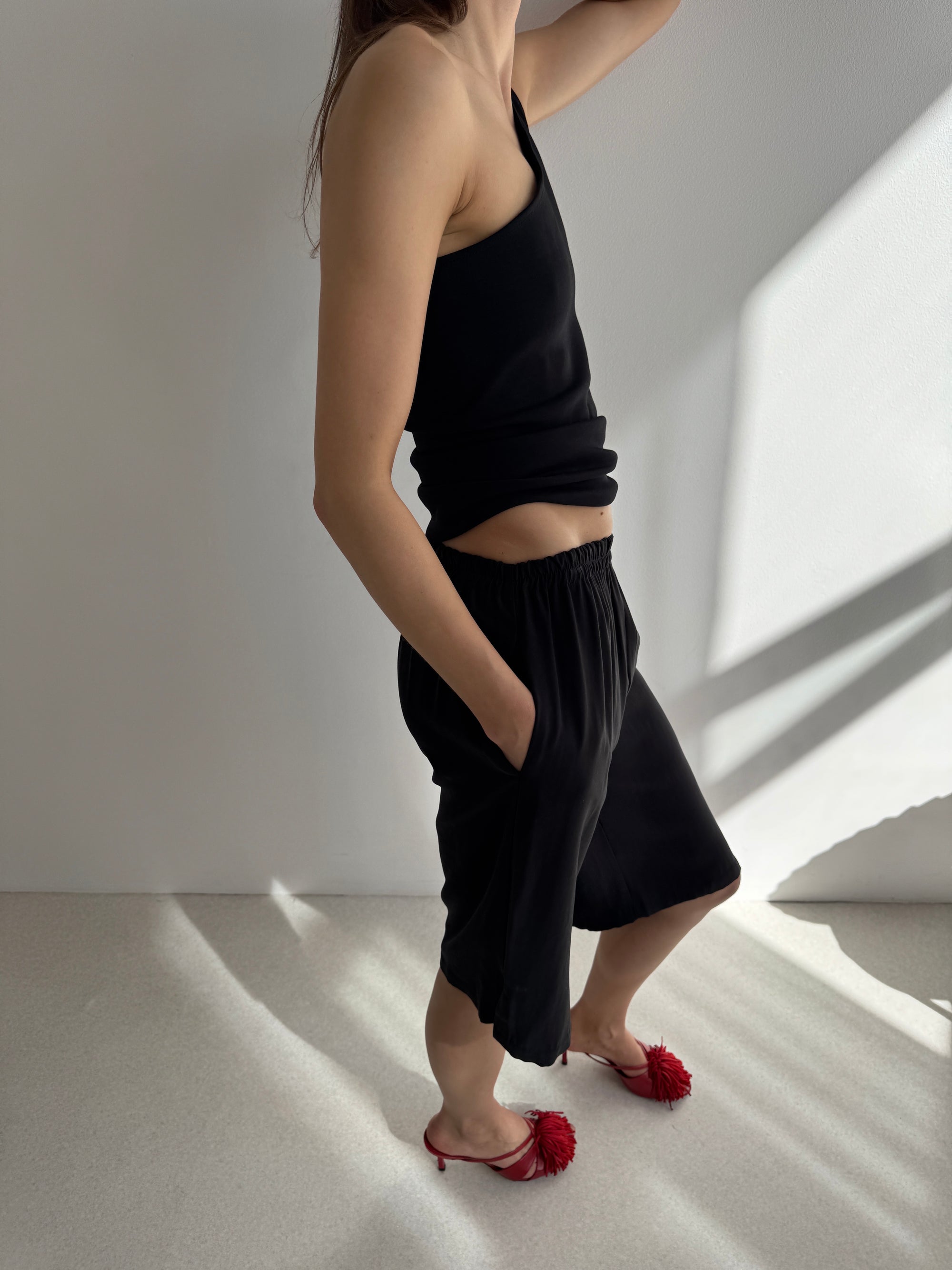 ISLA loose midi shorts