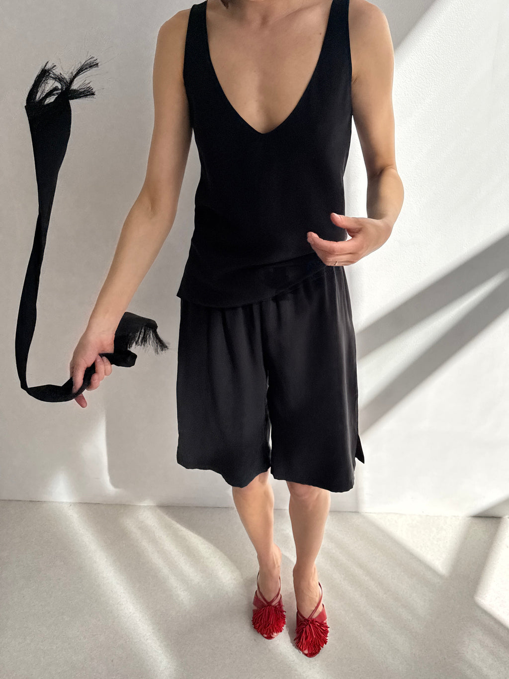 Evening neck tie scarf