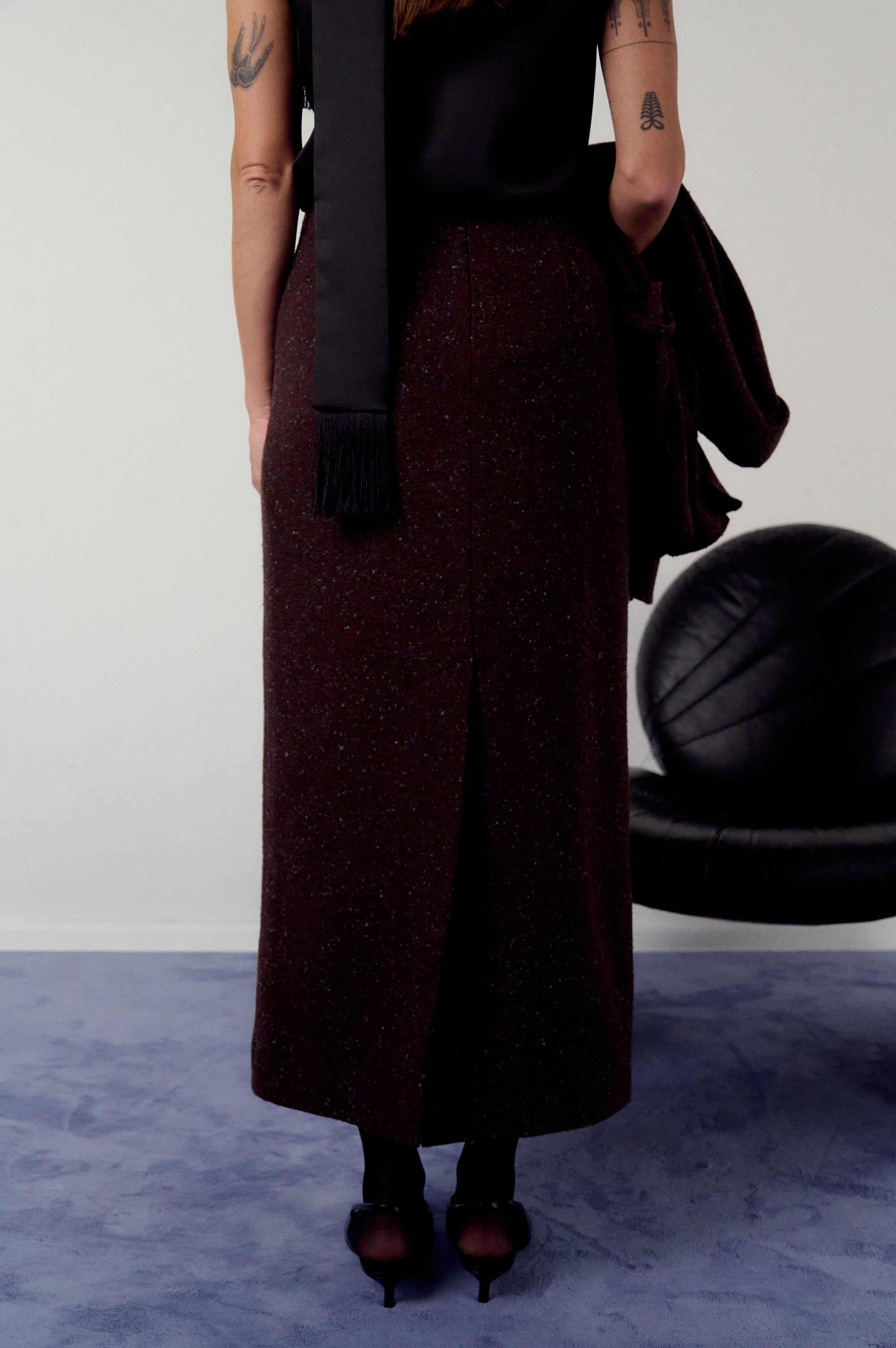 Evening neck tie scarf