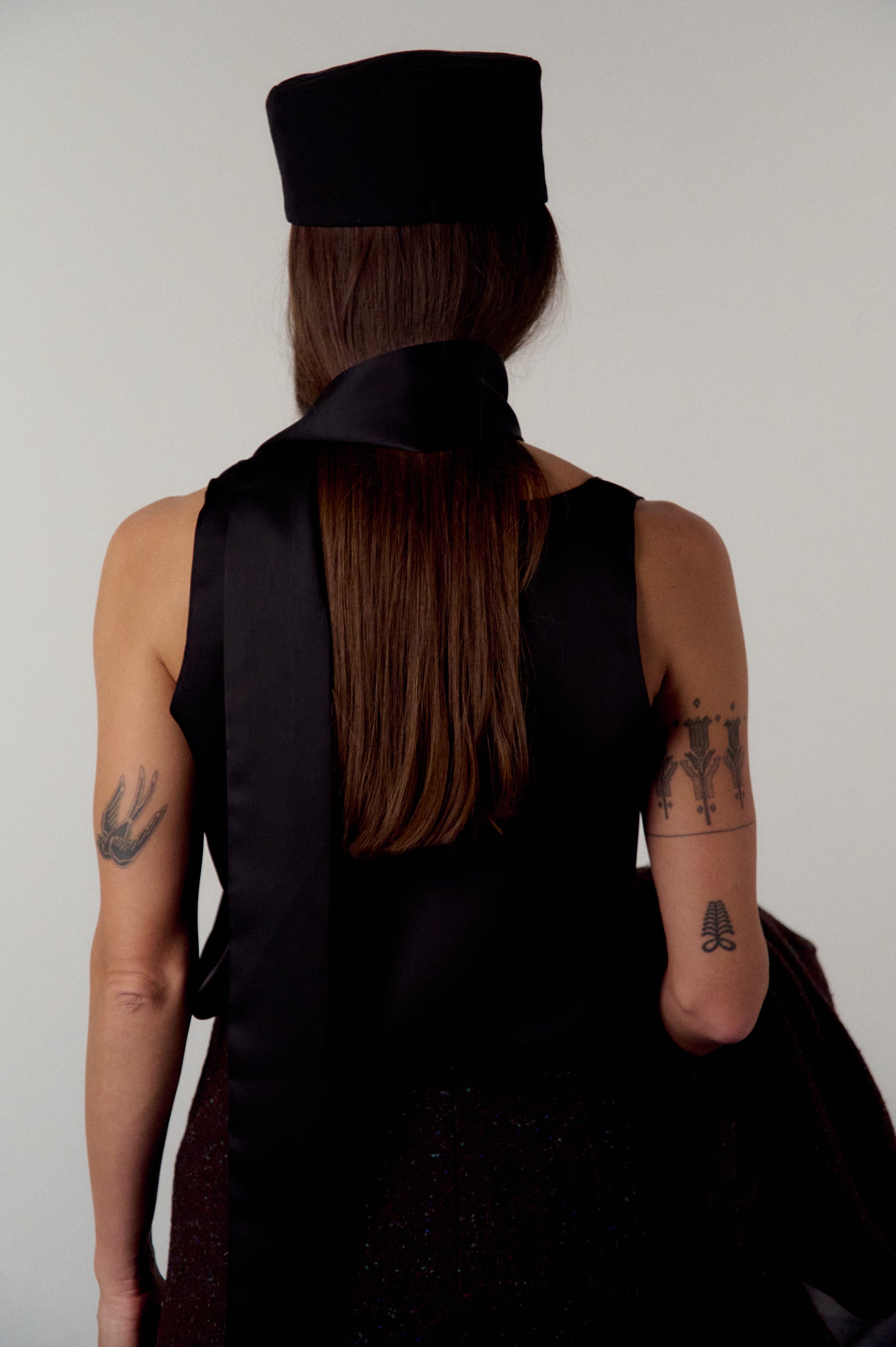 Evening neck tie scarf