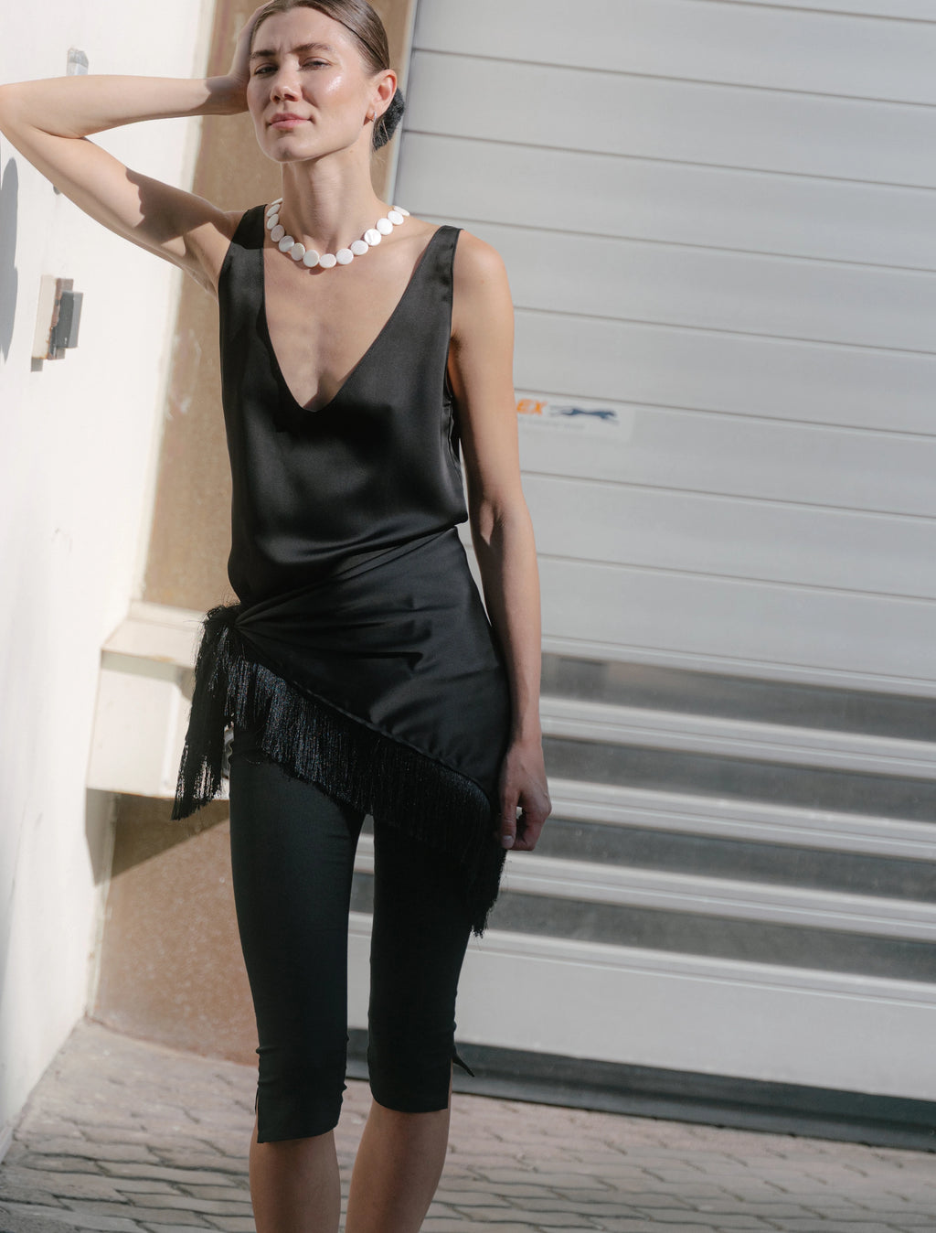 Graciosa fringed scarf