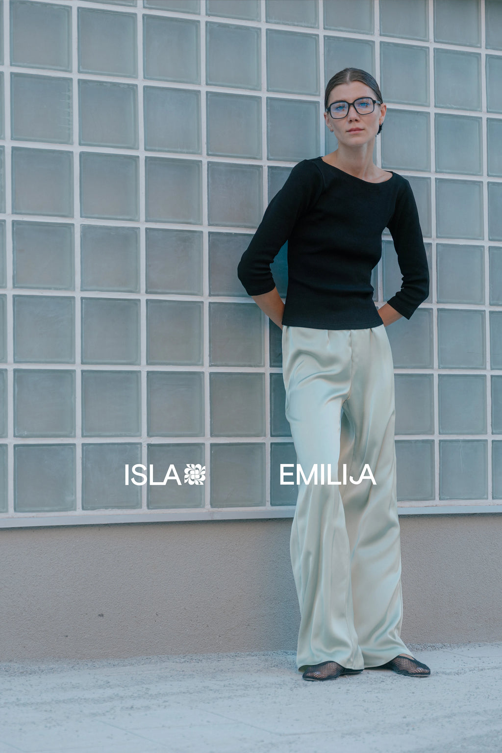 Graciosa pants in lime cream